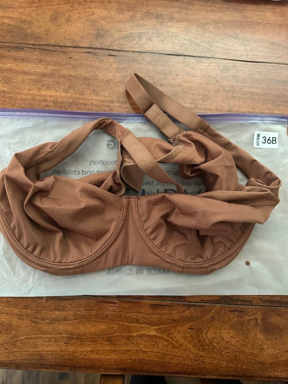 Shecurve NIB Underwire Unlined Bra - Brown - Picture 4 of 4